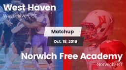 Matchup: West Haven vs. Norwich Free Academy 2019