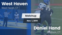 Matchup: West Haven vs. Daniel Hand  2019