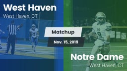 Matchup: West Haven vs. Notre Dame  2019