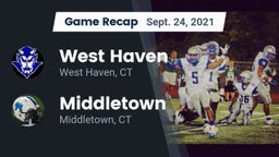 Recap: West Haven  vs. Middletown  2021
