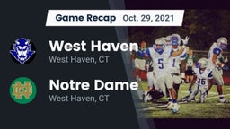 Recap: West Haven  vs. Notre Dame  2021
