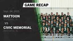 Recap: Mattoon  vs. Civic Memorial  2015