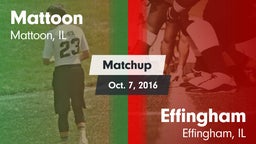 Matchup: Mattoon vs. Effingham  2016