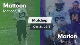 Matchup: Mattoon vs. Marion  2016