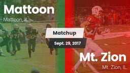 Matchup: Mattoon vs. Mt. Zion  2017