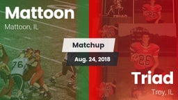Matchup: Mattoon vs. Triad  2018