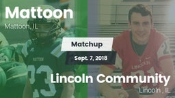 Matchup: Mattoon vs. Lincoln Community  2018