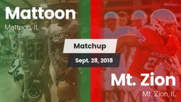 Matchup: Mattoon vs. Mt. Zion  2018