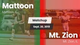 Matchup: Mattoon vs. Mt. Zion  2019