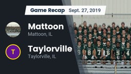 Recap: Mattoon  vs. Taylorville  2019