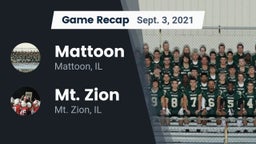 Recap: Mattoon  vs. Mt. Zion  2021