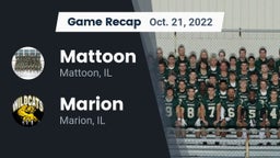 Recap: Mattoon  vs. Marion  2022