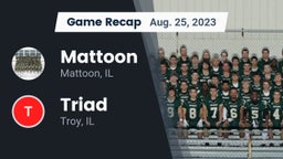 Recap: Mattoon  vs. Triad  2023