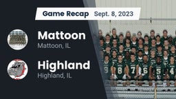 Recap: Mattoon  vs. Highland  2023