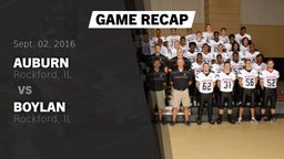 Recap: Auburn  vs. Boylan  2016