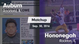 Matchup: Auburn vs. Hononegah  2016