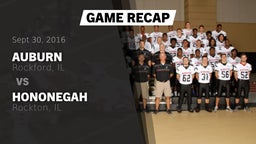 Recap: Auburn  vs. Hononegah  2016