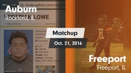 Matchup: Auburn vs. Freeport  2016