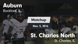 Matchup: Auburn vs. St. Charles North  2016