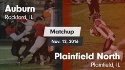 Matchup: Auburn vs. Plainfield North  2016