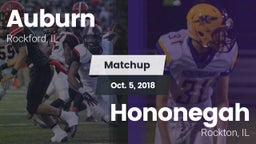 Matchup: Auburn vs. Hononegah  2018