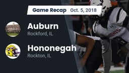 Recap: Auburn  vs. Hononegah  2018