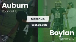 Matchup: Auburn vs. Boylan  2019