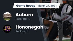Recap: Auburn  vs. Hononegah  2021