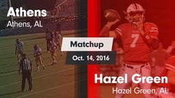 Matchup: Athens vs. Hazel Green  2016