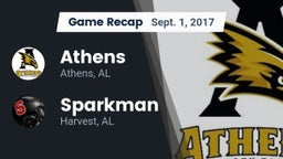 Recap: Athens  vs. Sparkman  2017