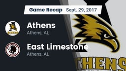 Recap: Athens  vs. East Limestone  2017