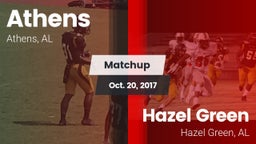Matchup: Athens vs. Hazel Green  2017
