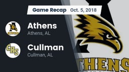 Recap: Athens  vs. Cullman  2018