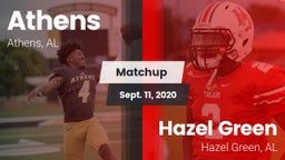 Matchup: Athens vs. Hazel Green  2020
