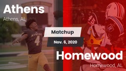 Matchup: Athens vs. Homewood  2020