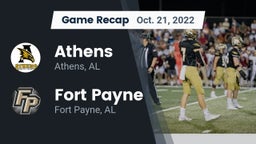 Recap: Athens  vs. Fort Payne  2022