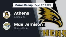 Recap: Athens  vs. Mae Jemison  2023