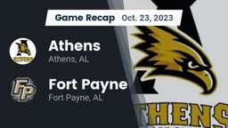 Recap: Athens  vs. Fort Payne  2023