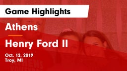 Athens  vs Henry Ford II Game Highlights - Oct. 12, 2019