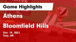 Athens  vs Bloomfield Hills  Game Highlights - Oct. 19, 2021