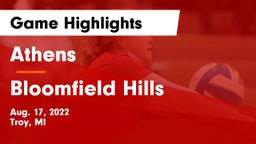Athens  vs Bloomfield Hills  Game Highlights - Aug. 17, 2022
