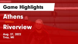 Athens  vs Riverview  Game Highlights - Aug. 27, 2022