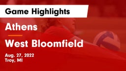 Athens  vs West Bloomfield  Game Highlights - Aug. 27, 2022