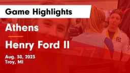 Athens  vs Henry Ford II  Game Highlights - Aug. 30, 2023