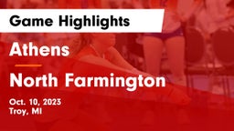 Athens  vs North Farmington  Game Highlights - Oct. 10, 2023