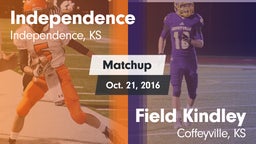 Matchup: Independence vs. Field Kindley  2016
