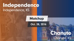 Matchup: Independence vs. Chanute  2016