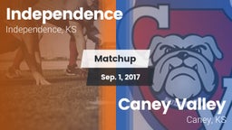Matchup: Independence vs. Caney Valley  2017