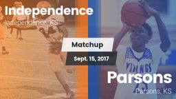 Matchup: Independence vs. Parsons  2017