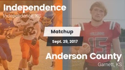 Matchup: Independence vs. Anderson County  2017